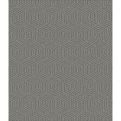 Tapis d'intérieur en polypropylène Gema Roomio 72 x 84 po, fer brossé