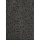 Tapis de passage Besso Roomio de36 x 48 po en polypropylène, quartz noir