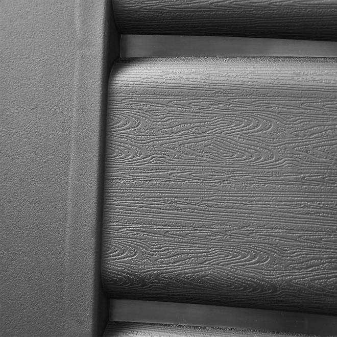 Remise de jardin Rimax en résine noire mat 90 pi³