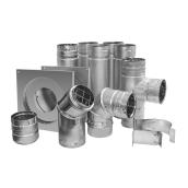 Duravent PelletVent Multi-Fuel Venting System - 4-in - Stainless Steel