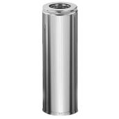 DuraVent Stainless Steel Double Wall Chimney Pipe 6-in dia. x 24-in L