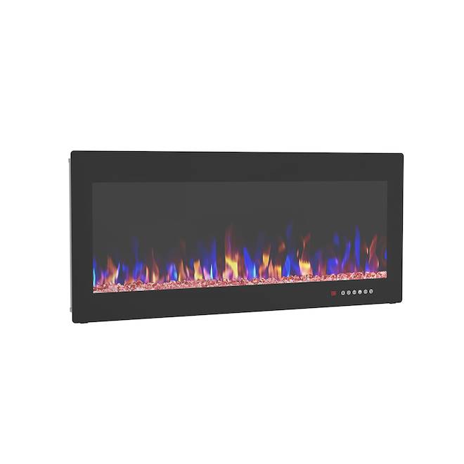 Landon & Co. Black Electric Fireplace of 1500-W - Covers 400-sq.ft.