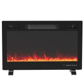 Landon & Co. Electric Fireplace 20 x 30-in 1500 W - Black