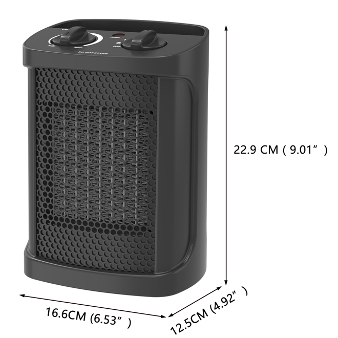 VALU+ 2 in 1 Heater and Fan 1500 W with 2 Settings and Built-in Sensor