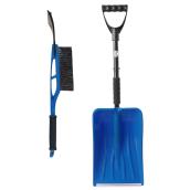 Project Source Plastic Auto Shovel/Broom Kit with 6-in Steel Handle