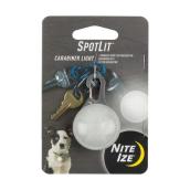 Mousqueton lumineux SpotLit de Nite Ize blanc