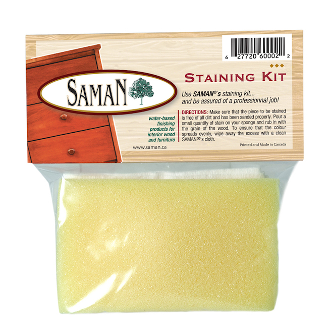 Saman Sponge Staining Kit - Professional - Smooth Application - 4 Per Set