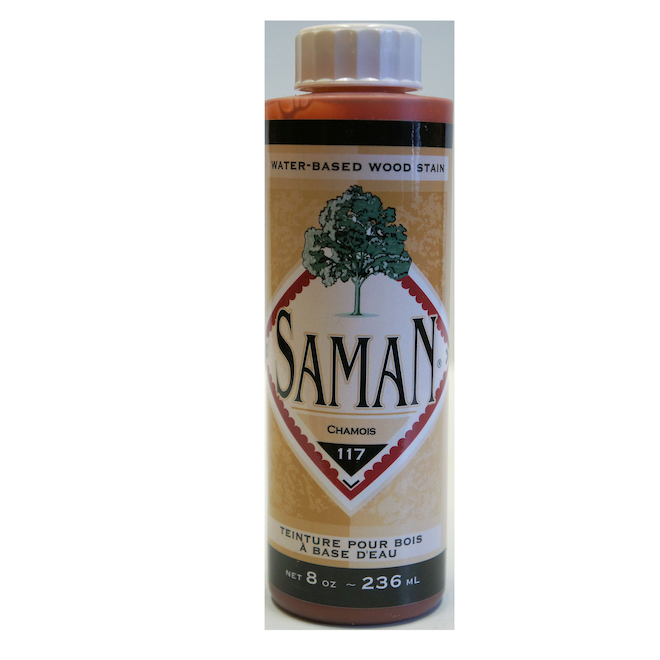 Saman Interior Wood Stain - Chamois - Water-Based - Odourless - 236 ml