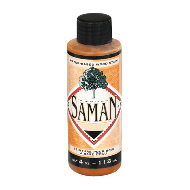 Saman One Coat Interior Wood Stain - Water-Based -Odourless - Hop - 118 ml