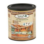 Saman One Step Wood Stain and Varnish - Cedar - Oil-Based - 946 ml