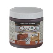 Saman One Coat Natural Oil Interior Gel Stain - Oil-Based - Cedar- Low VOC -  472 ml