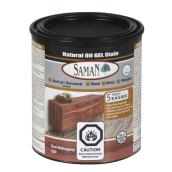 Saman Natural Oil Gel Stain - odourless - Red Mahogany - 946 ml