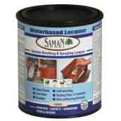 Saman Waterbase Lacquer - Clear Semi-Gloss Finish - 946 ml