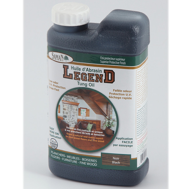 Huile d'Abrasin Saman Legend noir mat 946 ml