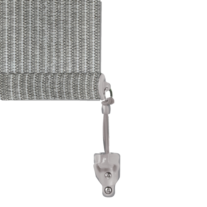 Store enroulé extérieur Frost Coolaroo 4 x 8 pi en polyéthylène gris