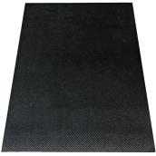 Tapis-tuile en caoutchouc recyclé Technoflex noir antivibrations 48 po x 36 po x 1/2 po