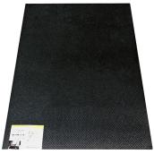 Secure Step Recycled Rubber Door Mat - Black - Exterior - 24-in L x 36-in W x 1/2-in T