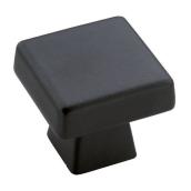 Bouton en zinc fini noir