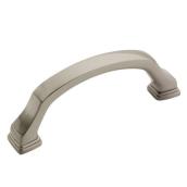 Bouton en zinc fini nickel satiné