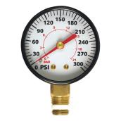 1/4" NPT Air Compressor Pressure Gauge - 0-300 PSI