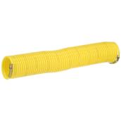 Boyau à air rétractable en nylon, 1/4" x 50', jaune