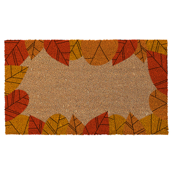 Tapis d'entrée FHE avec motif de feuilles d'automne de 1,5 x 2,5 pi