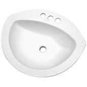 Lavabo oval encastré « Cairo »