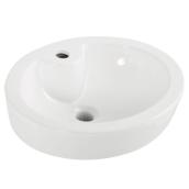 Oval Lavatory Vessel - Vitreous china - 18 3/8