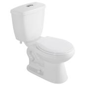 Round Front 2-Piece Toilet, 4 L/6 L, White