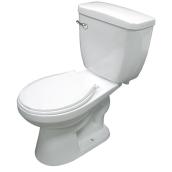 Toilette à cuve ronde de Facto, blanc, 2 pièces, 6 L