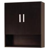 Armoire de rangement murale «Sutton» 24 po - Espresso