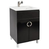 Cuve à lessive avec meuble-lavabo « Cella », espresso
