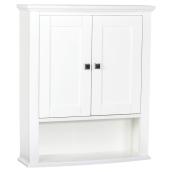 Tallia Medicine Cabinet with 2 doors and 1 shelf - White