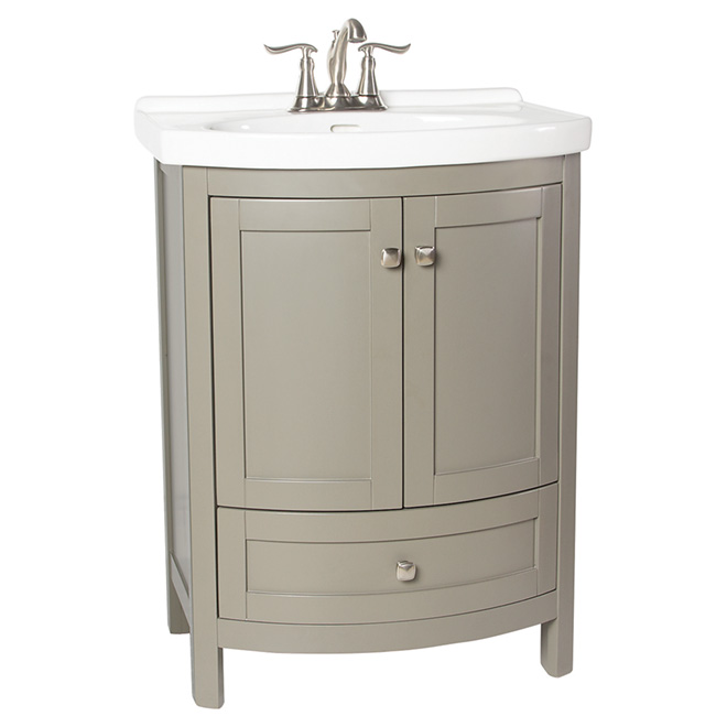 Foremost Tallia Vanity With Rounded Doors Grey Tagvt2535 Rona