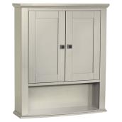 Tallia 23-in x 8-in x 27-in Grey Medicine Cabinet