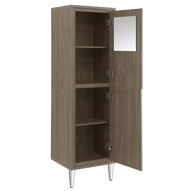 Linen Cabinet - Carlington - 2 Doors/3 Shelves - Walnut