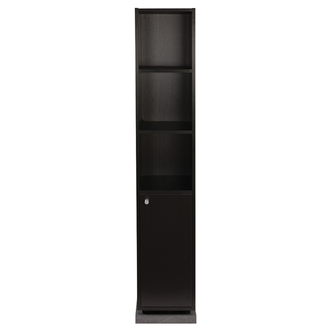 Foremost Rotating Cabinet With Mirror 1 Door 3 Shelves Espresso Foremost Rotating Cabinet With Mirror 1 Door 3 Shelves Espresso Amelc1270 Rona