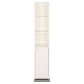 Lingerie pivotante, 3 miroirs, 3 tablettes, 1 porte, blanc