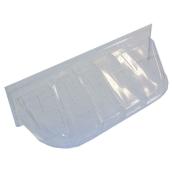 MacCourt Clear Plastic Rectangular Window Well Cover - 46 x 19-in