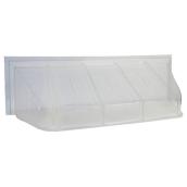 MacCourt Clear Plastic Rectangular Window Well Cover - 64 x 22-in