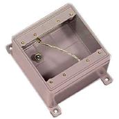 Boîte double grise FD en PVC