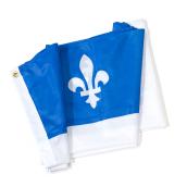 Flags Unlimited Quebec Flag 27 x 54-in - White and Blue