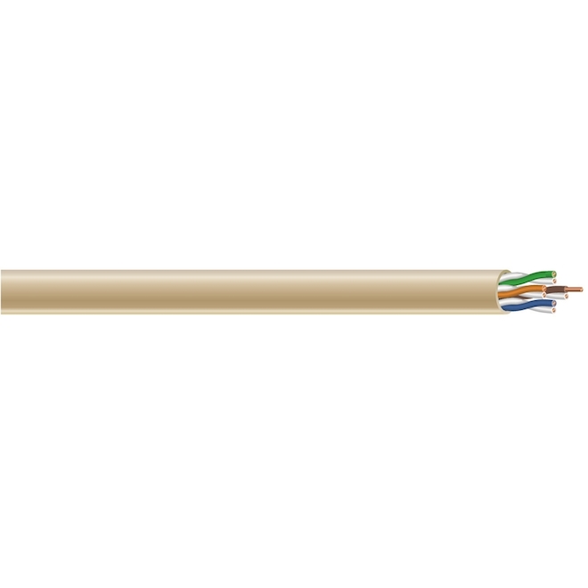 Southwire 500-ft 24/4 CAT 5E Indoor/Outdoor Beige Data Cable