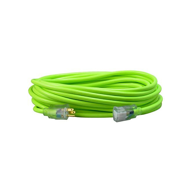 Southwire 40-ft 16/3 Outdoor Extension Cord - Neon Green 64826201