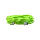 Southwire 40-ft 16/3 Outdoor Extension Cord - Neon Green