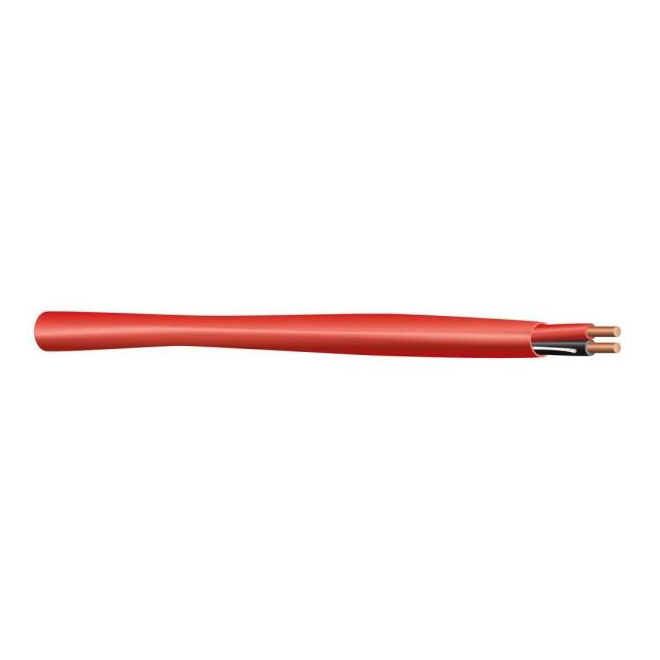 Câble électrique FAS/LVT calibre 18 à 5 conducteurs en cuivre pour thermostat Southwire, gaine PVC rouge, 75 m