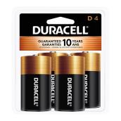 Pack of 4 "D" Batteries