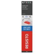 Resisto Granulated Black Cap Sheet - High-Resistant - Self-Adhesive - 22.9-ft L x 39-in W x 5/32-in T