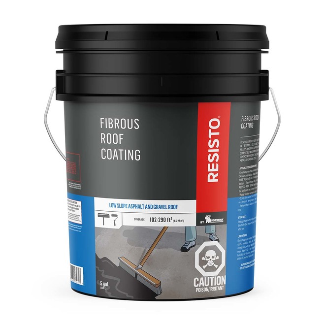 Resisto RS225-189 F 18.9-L Asphalt Roof Fibrous Coating