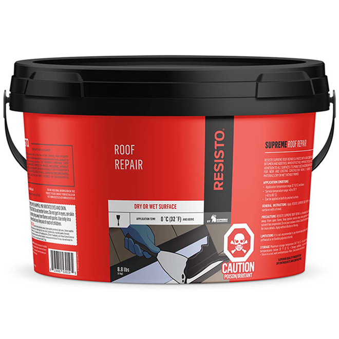 Ultra Plastic Cement for All Surfaces - 4 kg - Black